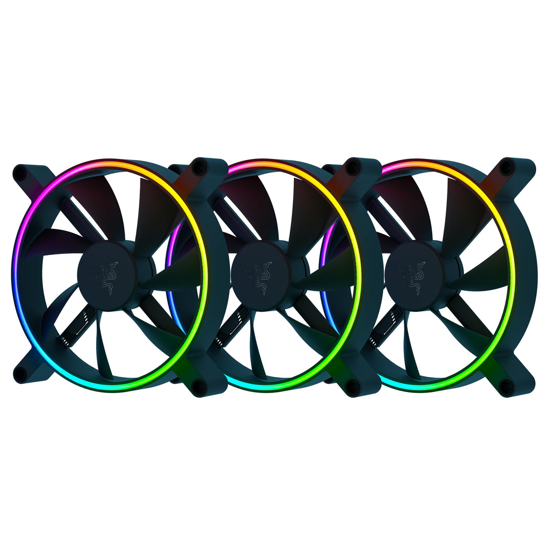 Razer Kunai Chroma - aRGB-PC-Hochleistungslüfter (Leise, leistungsstarke, Bis zu 8 Lüfter anschliess