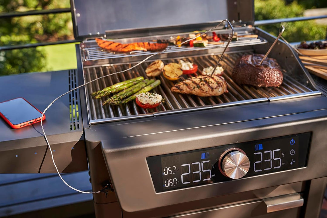 Char-Broil Evolve Electric E-Power Grillen, 90°C-370°C, APP Control, Reinigungsfunktion & SMART-E We