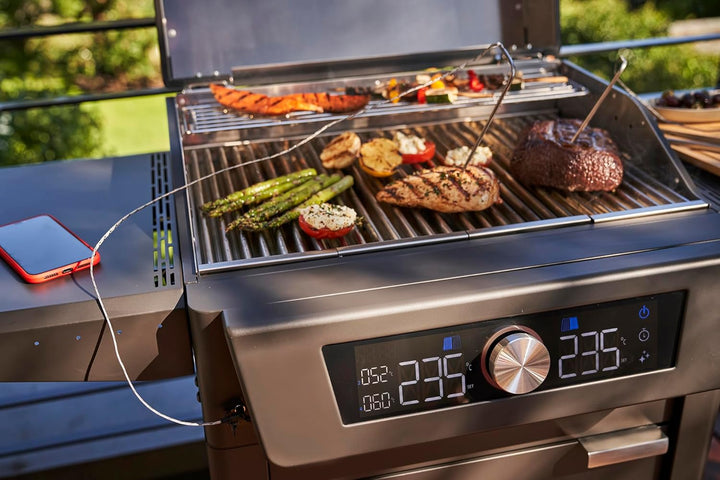 Char-Broil Evolve Electric E-Power Grillen, 90°C-370°C, APP Control, Reinigungsfunktion & SMART-E We