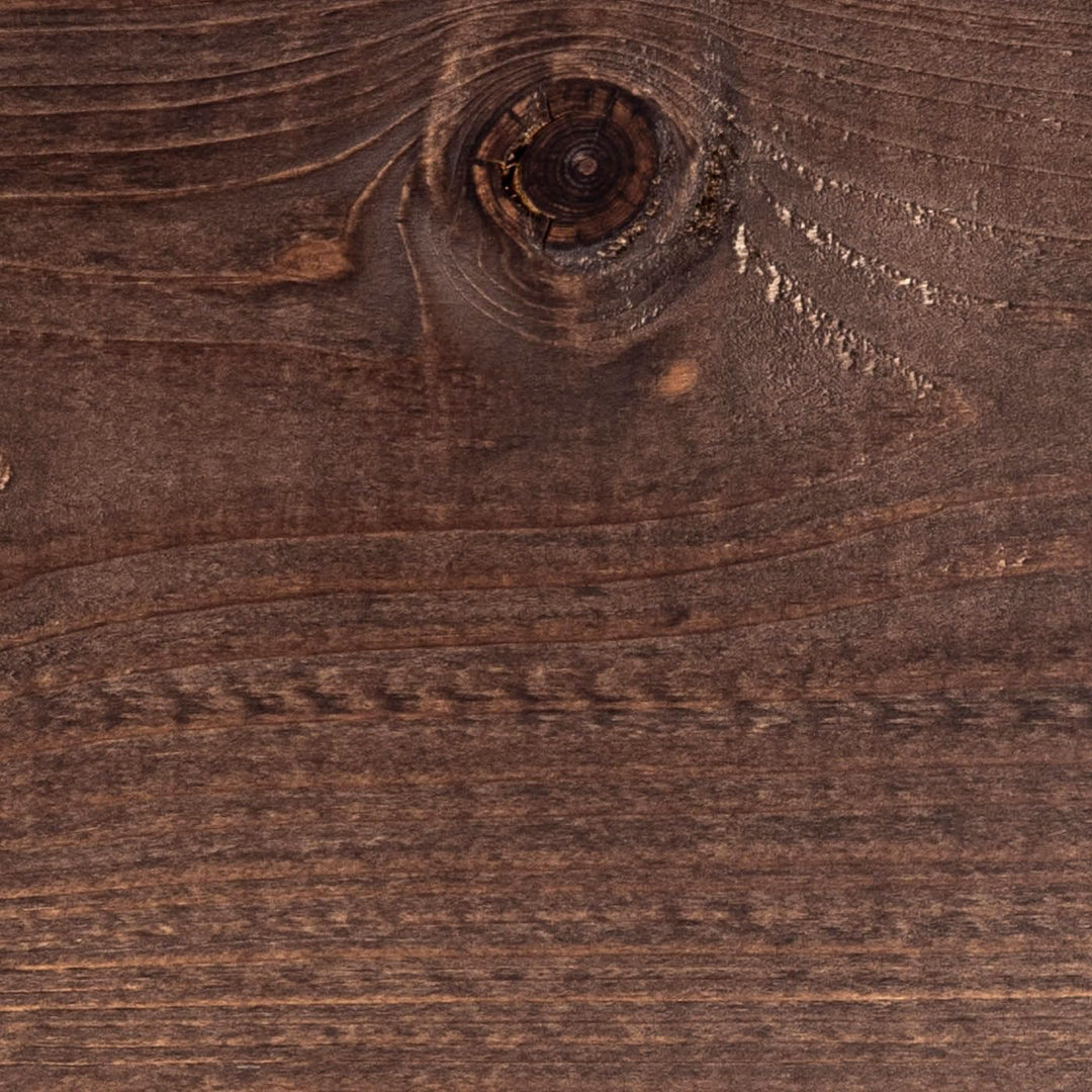 levandeo Wandregal Holz Massiv 100x10cm Nussbaum Farbig Wandboard Vintage Rustikal Design Natur Rega