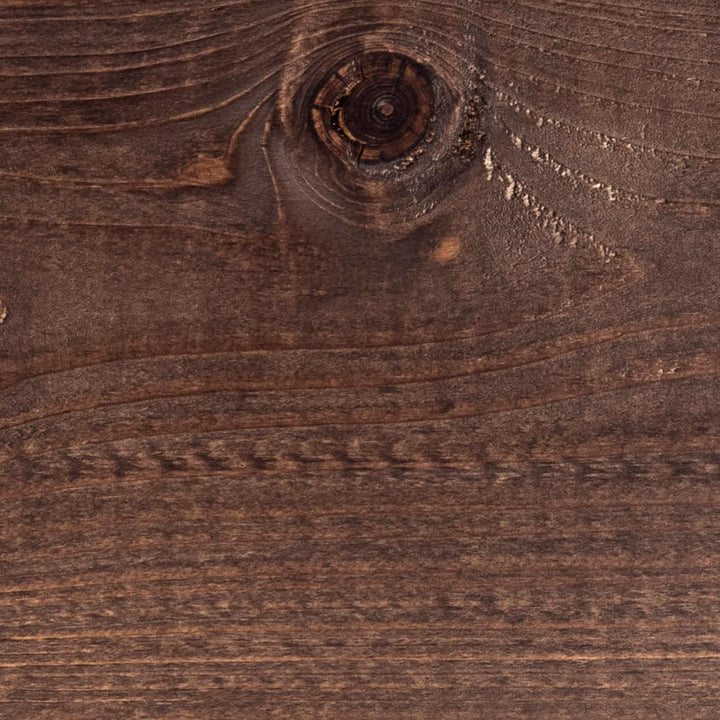 levandeo Wandregal Holz Massiv 80x20cm Nussbaum Farbig Wandboard Vintage Rustikal Design Natur Regal