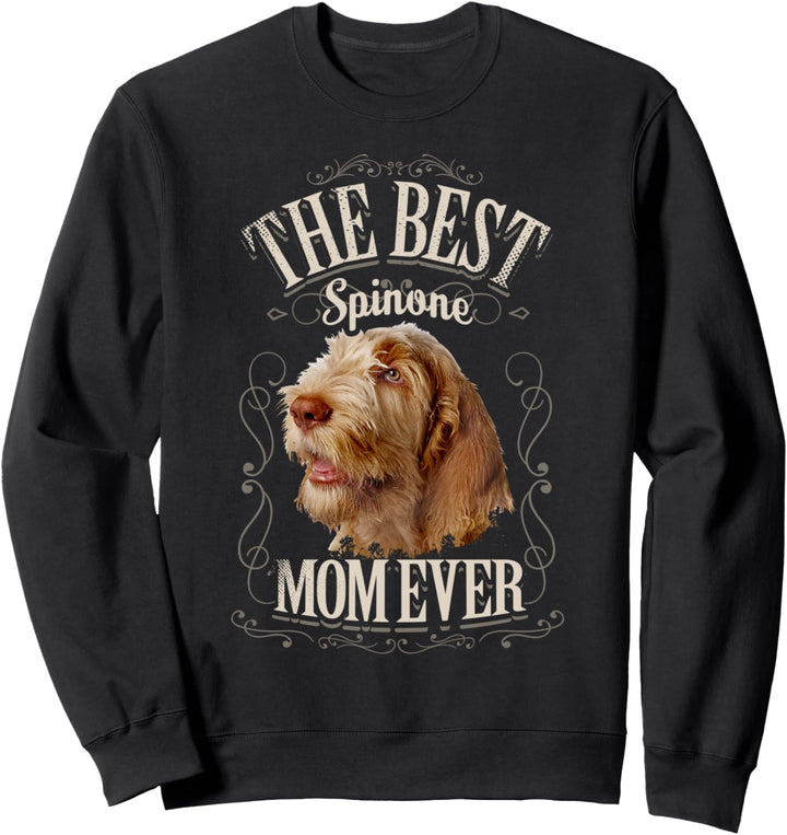 Best Spinone Mom Ever Spinone Italiano Hund Vintage Frau Sweatshirt