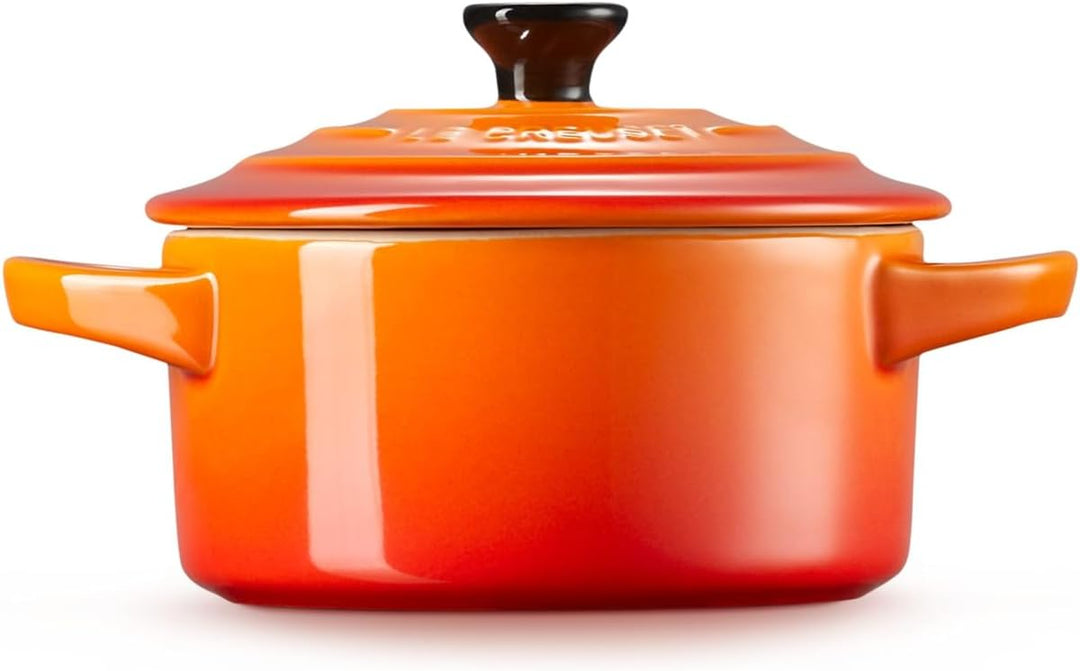LE CREUSET Steinzeug Mini-Cocotte 200 ml, ofenrot, Ofenrot