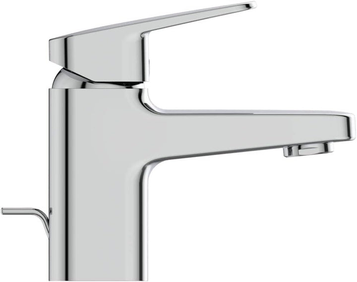 Ideal Standard BD204AA Ceraplan Waschtischarmatur mit Zugknopf-Ablaufgarnitur Auslaufhöhe 59mm mit M