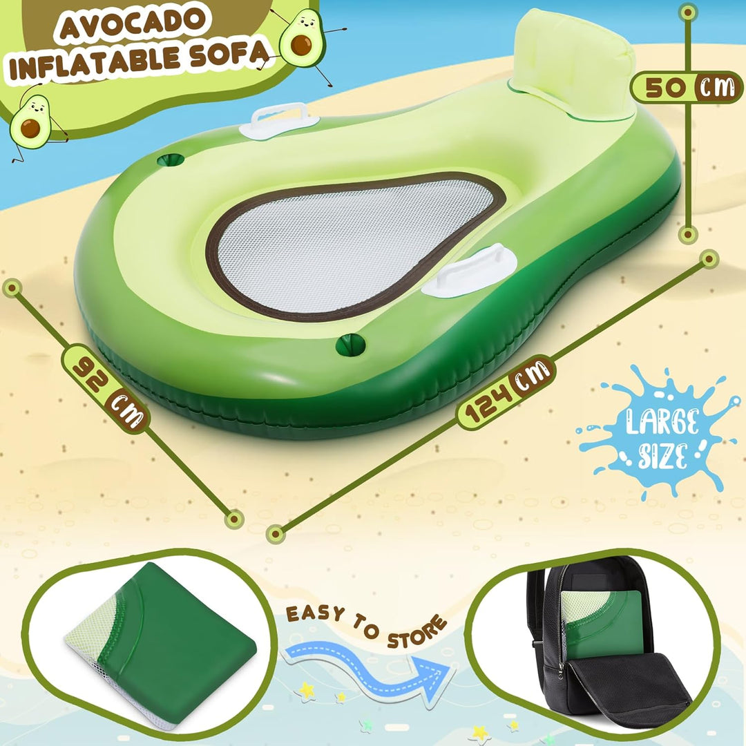 COOLJOYA Inflatable Float Luftmatratze Pool Luftmatratze Wasser Aufblasbare Schwimmringe Floss Wasse
