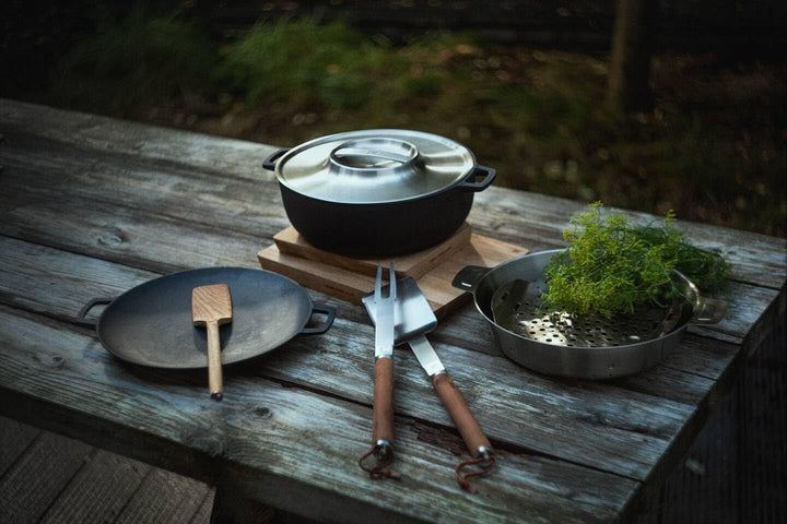 Fiskars Norden Grill Chef Grillspatel, Grillwender, Ideal für die Verwendung im Freien, Länge: 44,1
