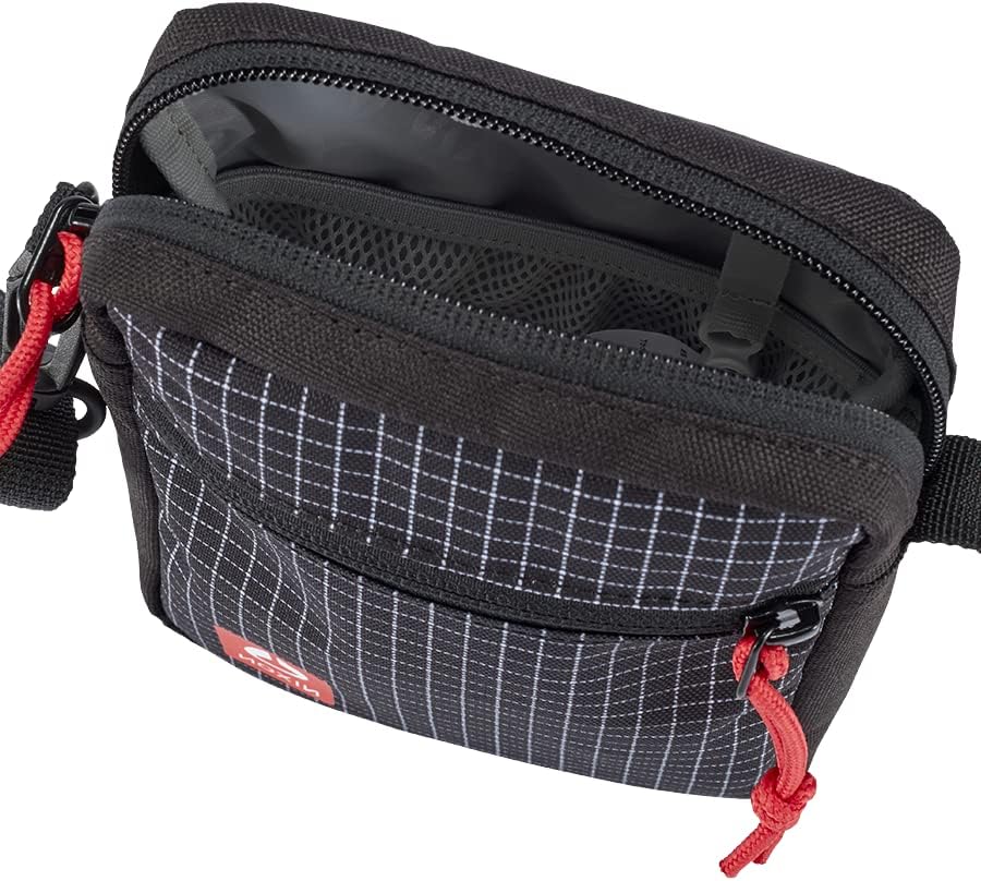 NIXON Stash Tasche Schwarz/Rot., Schwarz/Rot.