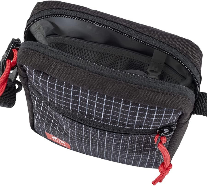NIXON Stash Tasche Schwarz/Rot., Schwarz/Rot.