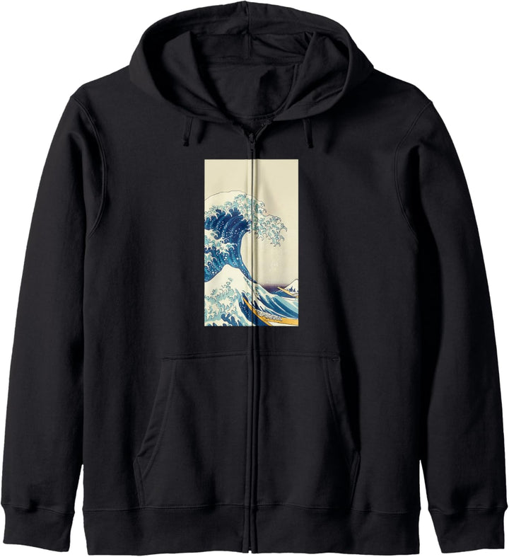 Japanese Wave Art Kapuzenjacke