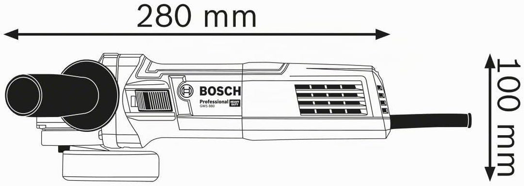 Bosch Professional Winkelschleifer-Set GWS 22-230 J + GWS 880 (im Tragekoffer) Blue J-Version + GWS