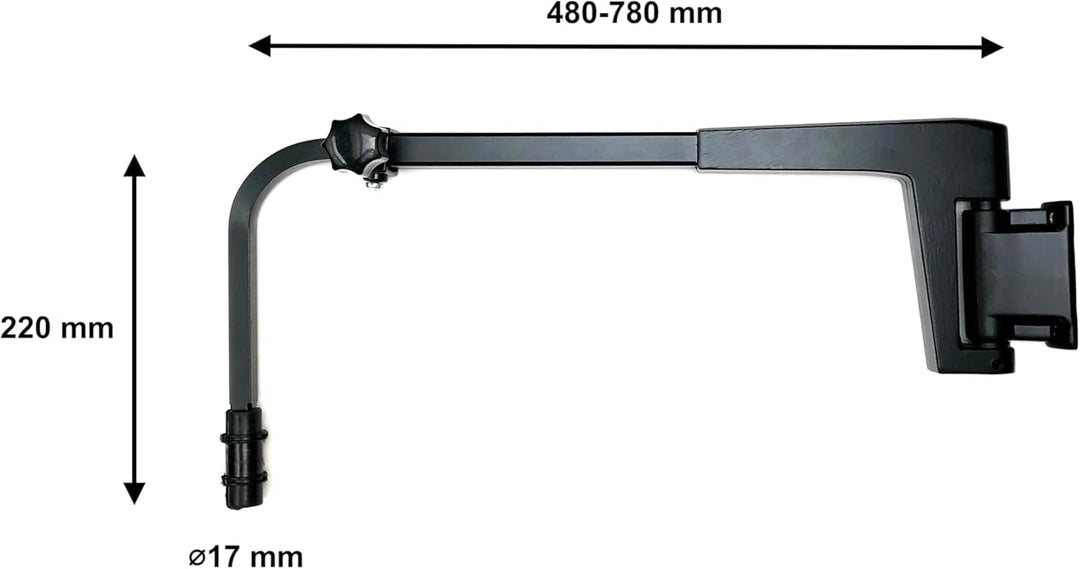 2x 2-Segment Aussenspiegel Beheizt 12V und Spiegelhalter OE AL77483 und AL77484 ø17 mm für New Holla