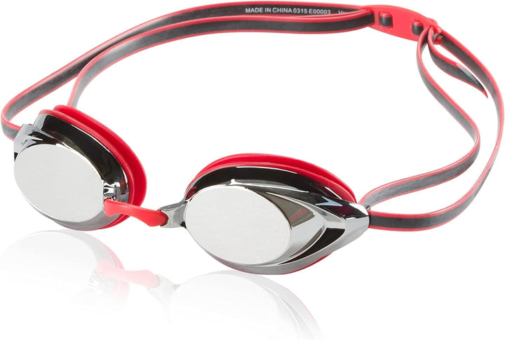 Speedo Vanquisher 2.0 Schwimmbrille, Panorama, blendfrei, beschlagfrei, mit UV-Schutz Speedo Rot, Sp