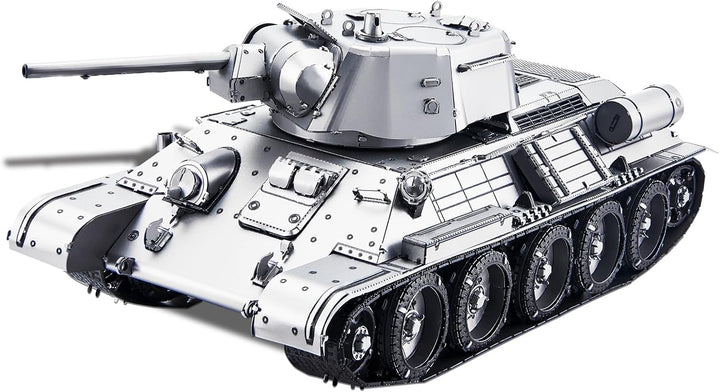 piececool 3D Puzzle Metall Panzerkampfwagen 1:48 T-34/76 Medium Tank, 3D Metall Puzzle Militärmodell
