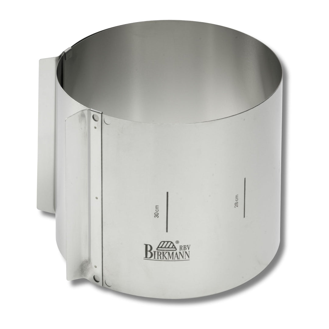 Birkmann RBV, 429413, Easy Baking, Tortenring extra hoch, Höhe 15 cm, Federbandstahl Höhe: 15 cm Run