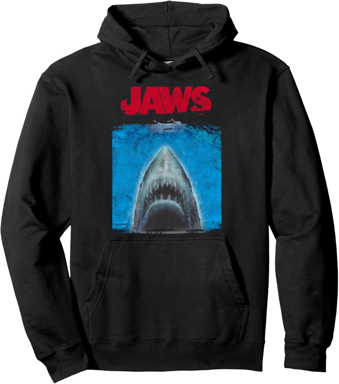 Jaws Movie Poster Pullover Hoodie
