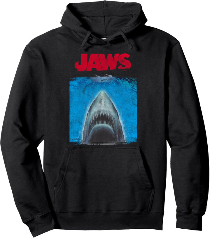Jaws Movie Poster Pullover Hoodie