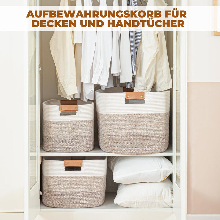 danpinera Wäschekorb, Korb Aufbewahrung, Faltbarer Wäschekorb, Aufbewahrungskorb für Baby Spielzeug,