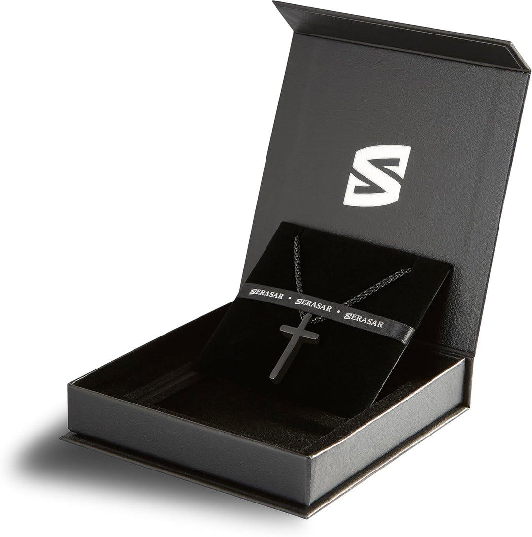 SERASAR Premium Halskette Herren [Lord] | Rostfreier 316L Chirurgenstahl | Wasserfest | Stabile Kett