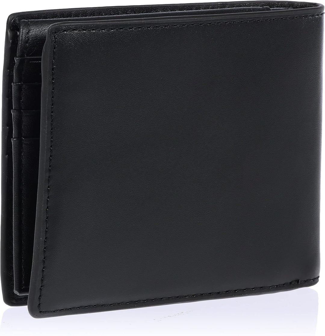 Tommy Hilfiger Herren Portemonnaie TH Modern Leather CC Flap & Coin Klein , Schwarz (Black), Einheit