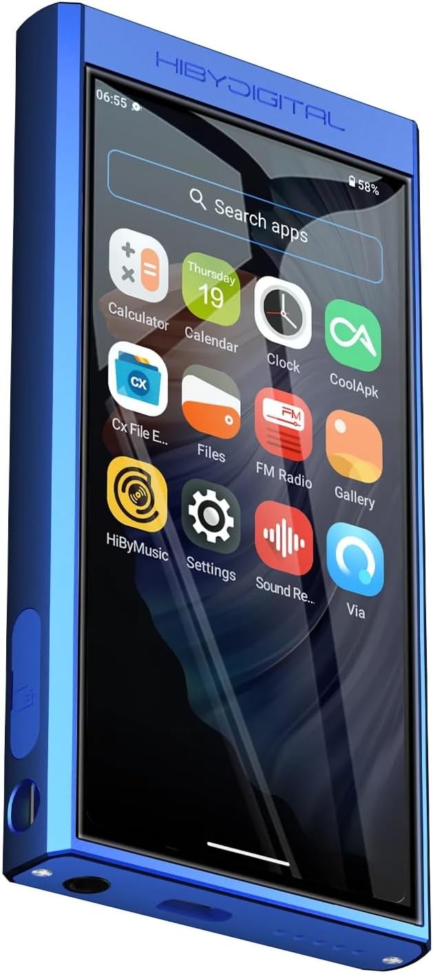 HiBy Digital M300 Digitaler Audio-Player mit integriertem Lautsprecher, Android 13 OS, Bluetooth, WL