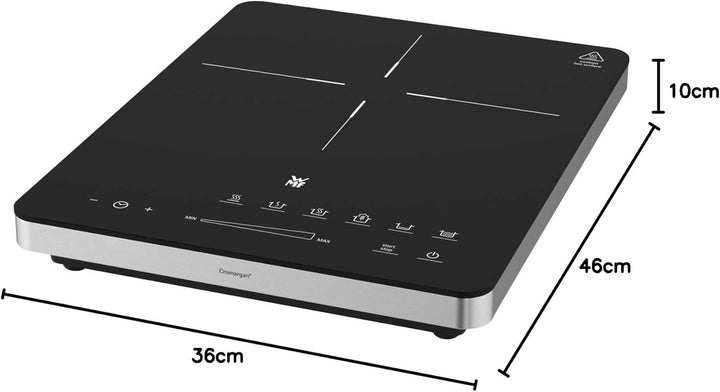 WMF Kult X Einzel- Induktionskochfeld, Kochplatte bis 28 cm, 1 Kochfeld, 8 Stufen, Topferkennung, To