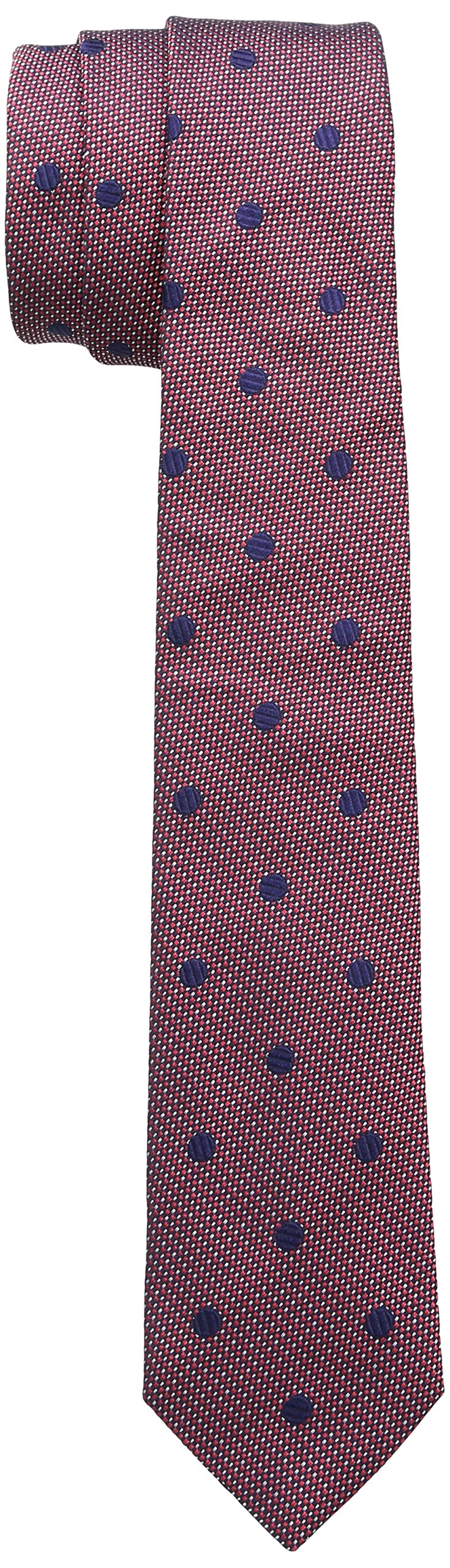 OTTO KERN Herren Krawatte 10000/21135 Einheitsgrösse (Herstellergrösse: 0000) Rot (Rot 520), Einheit