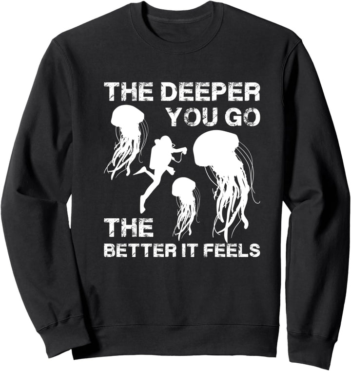Taucher Tauchen Tiefseetauchen Gerätetauchen Geschenk Sweatshirt
