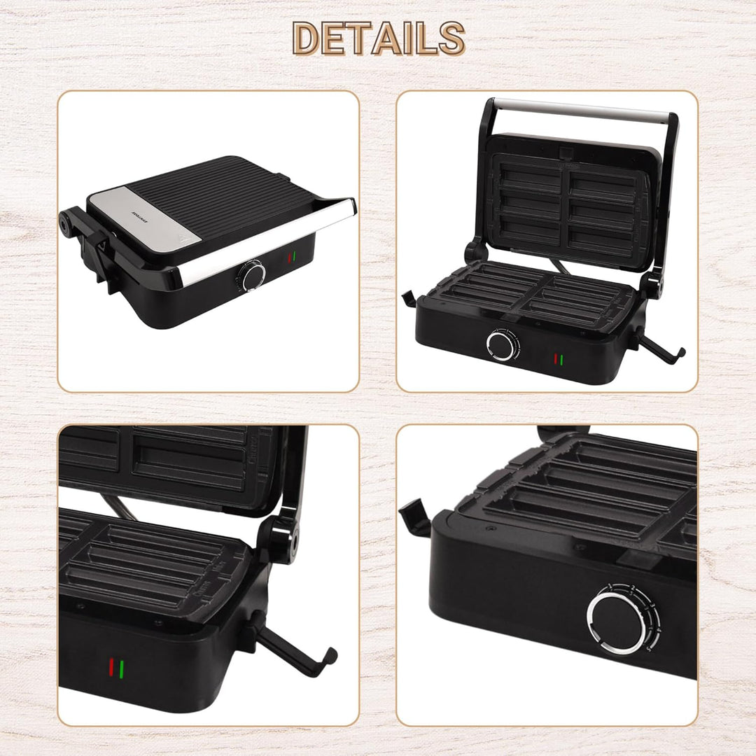 Syntrox SM-1000W-Toledo Churros Maker elektrisch – Churros Bäcker für zuhause – Antihaft Churrosplat