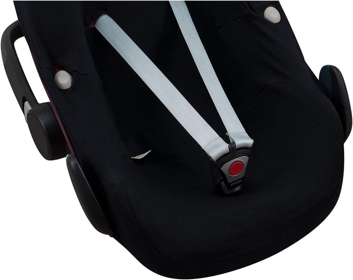 JYOKO KIDS Baumwollbezug für Autositz kompatibel mit Pebble Maxi Cosi, Bebe Confort (Black Series),
