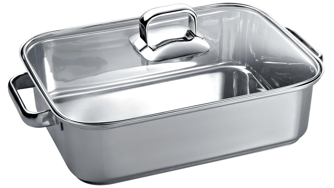 Neff Z9410X1 Backofen und Herdzubehör / Kochfeld / Bräter aus Edelstahl für Induktion, Silber Single