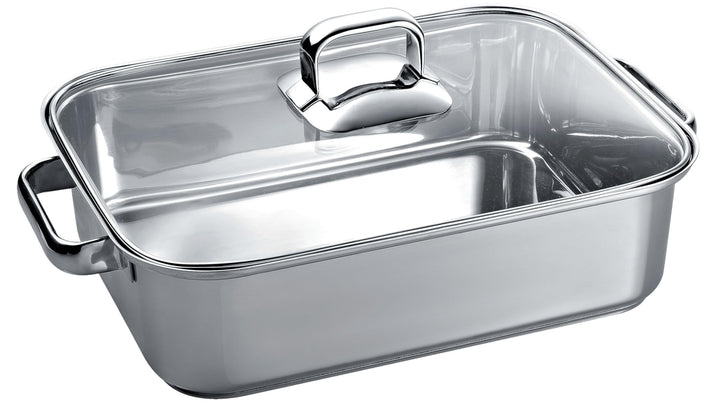 Neff Z9410X1 Backofen und Herdzubehör / Kochfeld / Bräter aus Edelstahl für Induktion, Silber Single