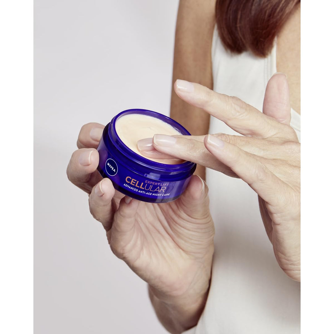 NIVEA 2er Pack Cellular Expert Lift Anti Faltcremes Set für Tag und Nacht SPF 30, 2x50ml