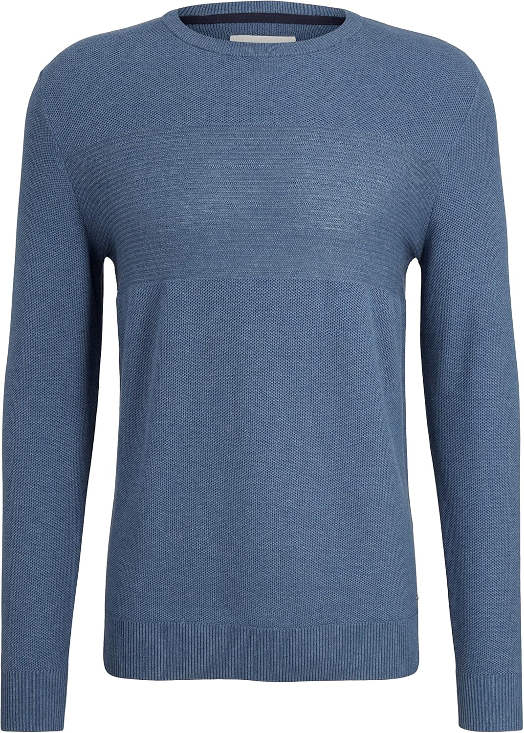 TOM TAILOR Herren Pullover XL 30278 - China Blue Melange, XL 30278 - China Blue Melange