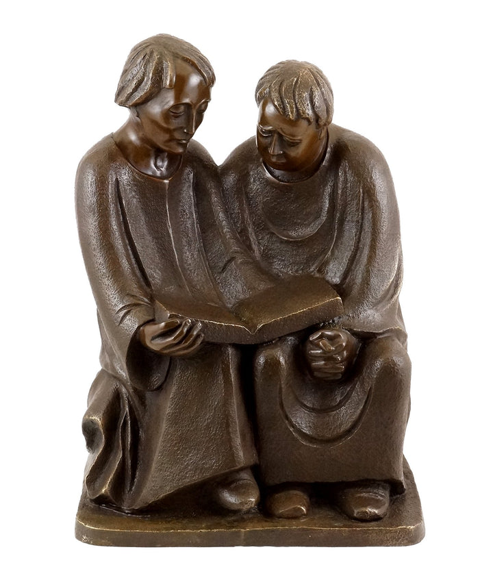 Die Lesende Mönche (1932) - signiert - Ernst Barlach Skulptur - Bronzefigur - Güstrow - Kunst Figur