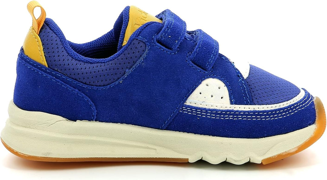 Kickers Unisex Kinder Kikustom Sneaker 35 EU Marine Camel, 35 EU Marine Camel