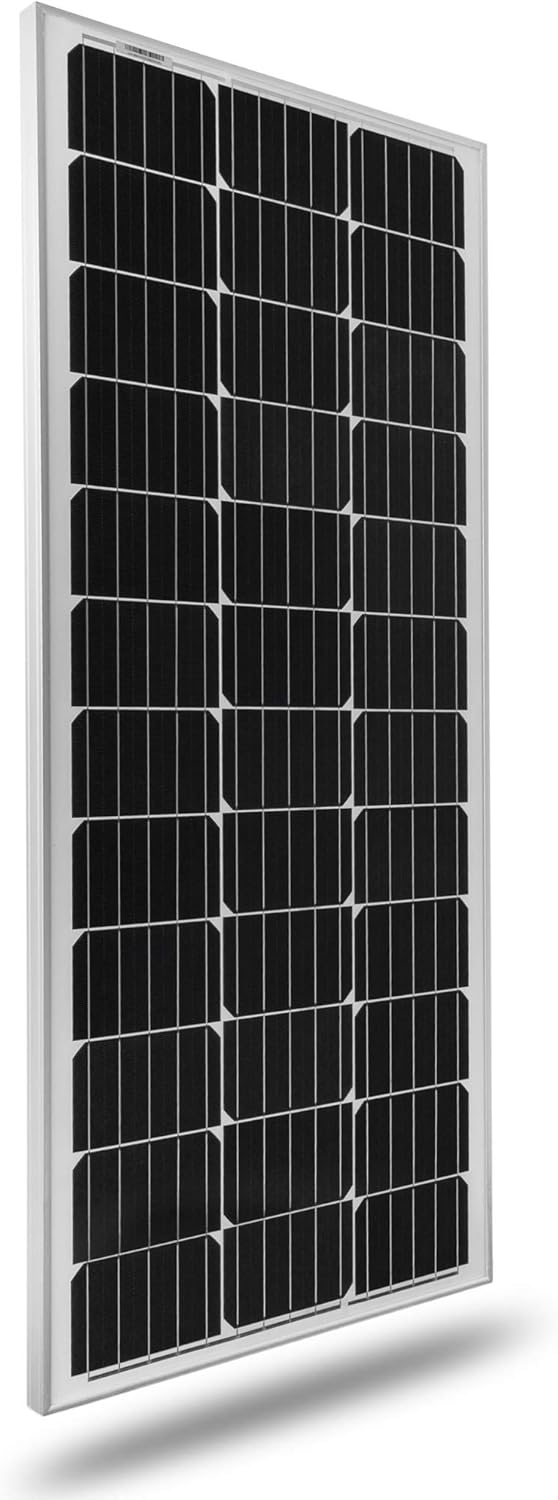 Solarmodule Monokristallin Solarpanel Solarzelle Photovoltaik Solar PV Mono (100W) 100 W 12 V, 100 W