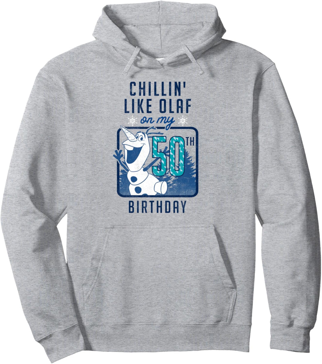 Disney Frozen Olaf Chillin' On My 50th Birthday Pullover Hoodie