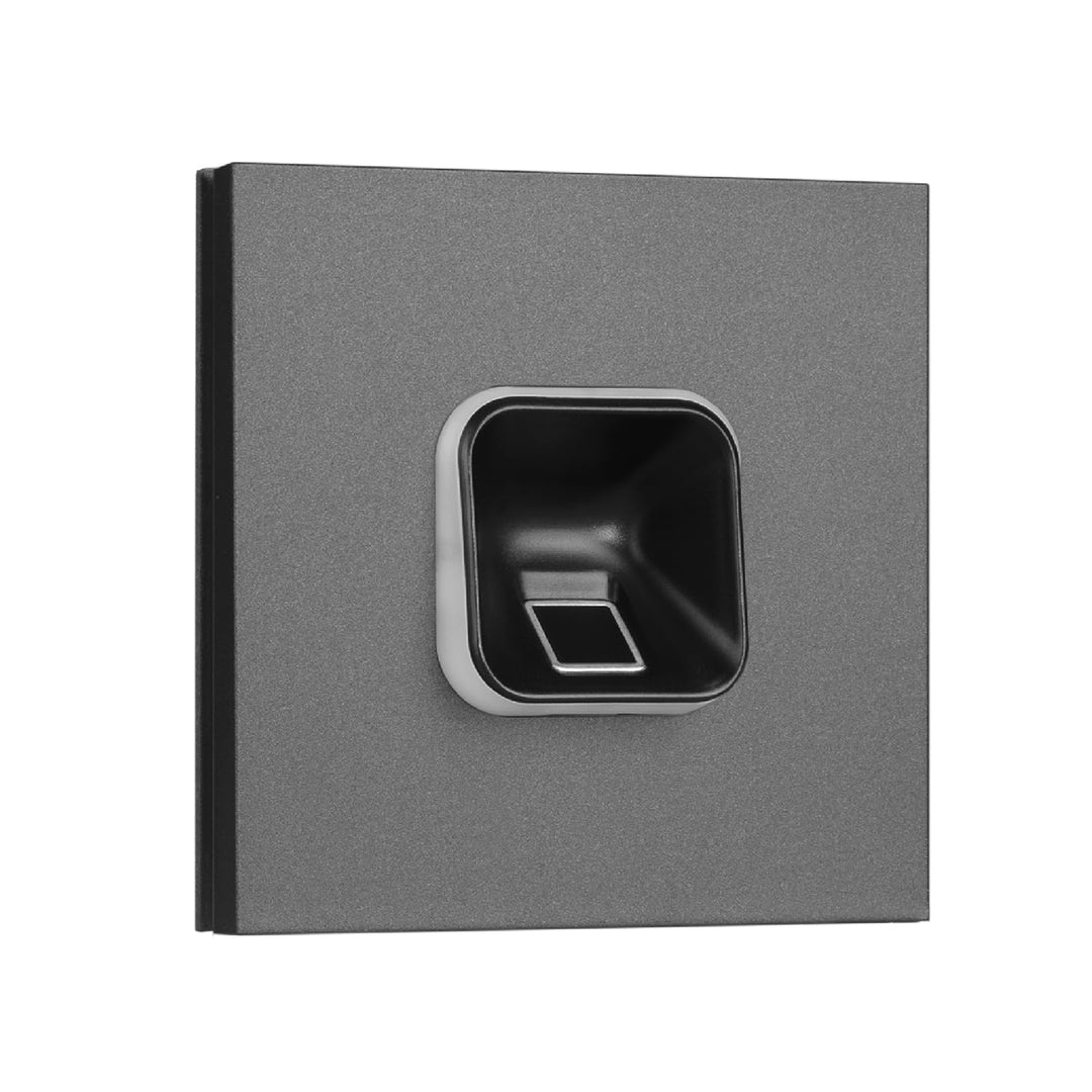 EKEY 204706 sLine Fingerprintset (Fingerprint Schwarz, Siedle Vario Modul Dunkelgrau-Glimmer, Contro