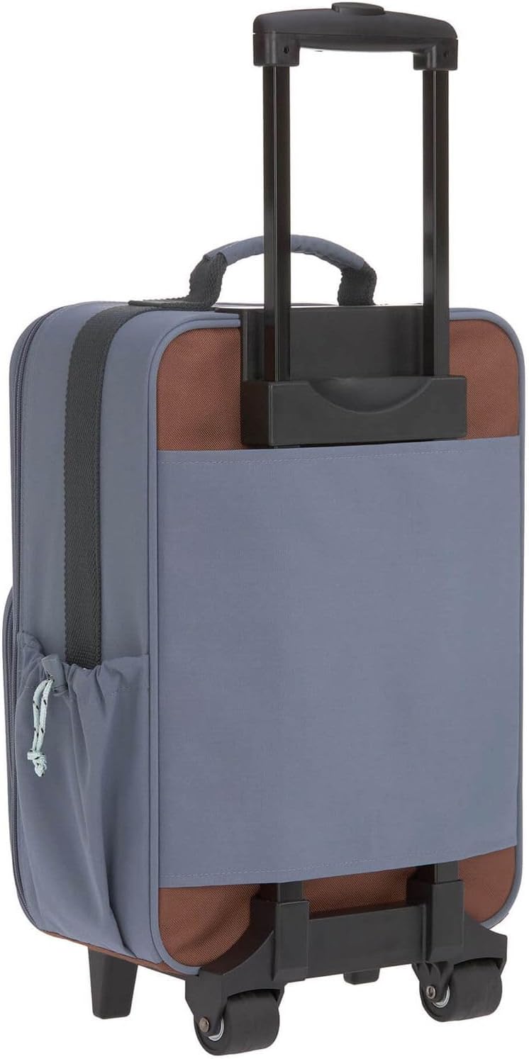 LÄSSIG Kinderkoffer Trolley Reisekoffer mit Teleskopstange und Rollen für Kinder Handgepäck/Trolley