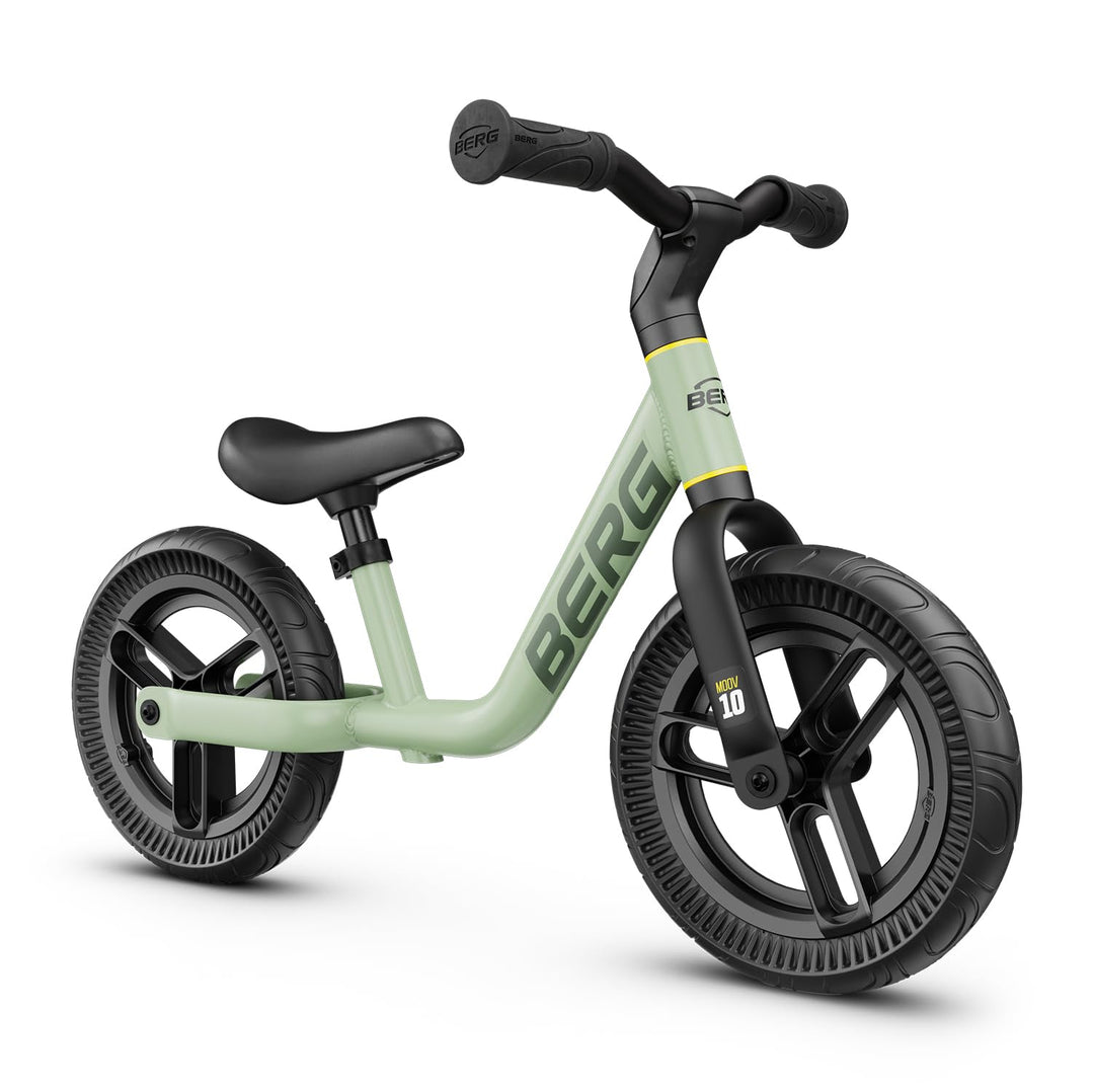 BERG MOOV 10 Laufrad | ab 2 jahre | bis zu 30 kg | 10 Zoll | Lenkrad und Sattel Höhenverstellbar | S