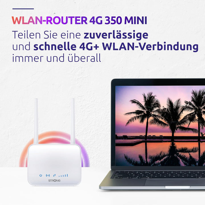STRONG 4G-LTE-Router 350M - Mobilfunk-Router für stabile Hochgeschwindigkeits-Internetverbindung im