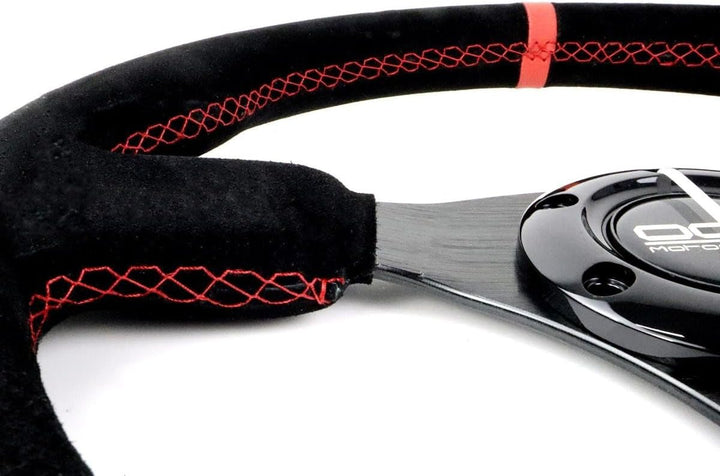 OCC MOTOR SPORT FLACHER BODENLENKRAD AUTO REVENGE MODELL ALCANTARA SCHWARZE ARME - AUTO FLACHER SPÜL