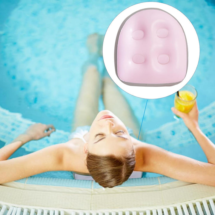 Kissen Badewanne, 2 Stück Aufblasbare Spa Sitzerhöhung Kissen für Badewanne mit Starkem Saugnapf, ru