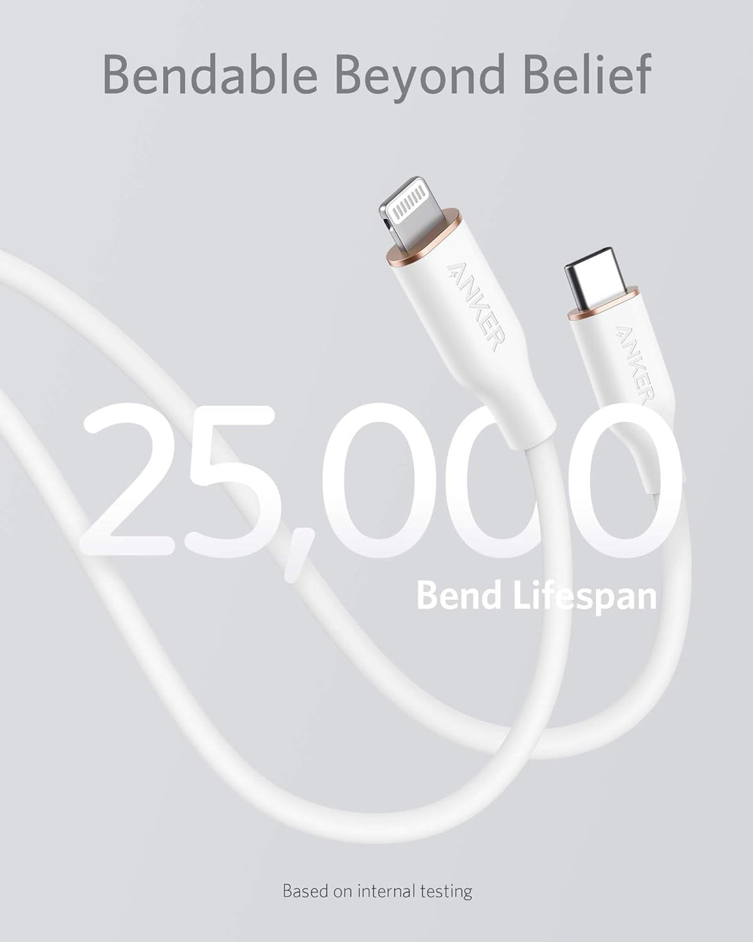 Anker Powerline III Flow, USB C Lightning Kabel, 180cm USB C auf Lightning Kabel kompatibel mit iPho