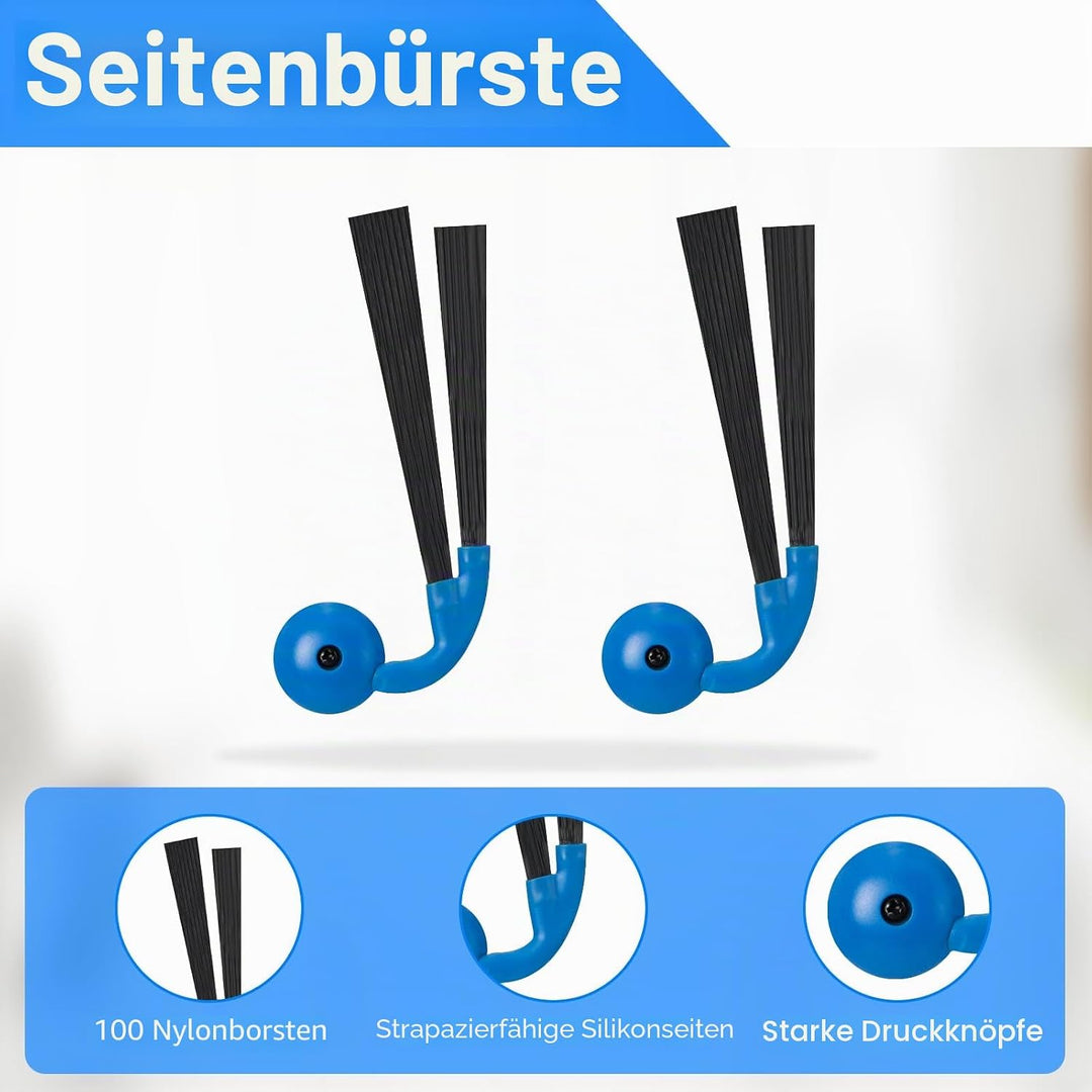Zubehörset für Ecovacs Deebot T80S Omni / X9 Pro Omni / X11 Pro Omni Roboterstaubsauger Ersatz, 1 Ro