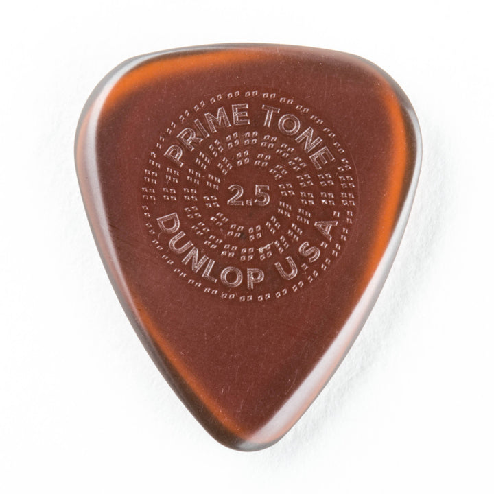Médiators Jim Dunlop 2,50mm Primetone Standard Grip 2,50mm sachet de 12 Sachet de 12 2,50mm, Sachet