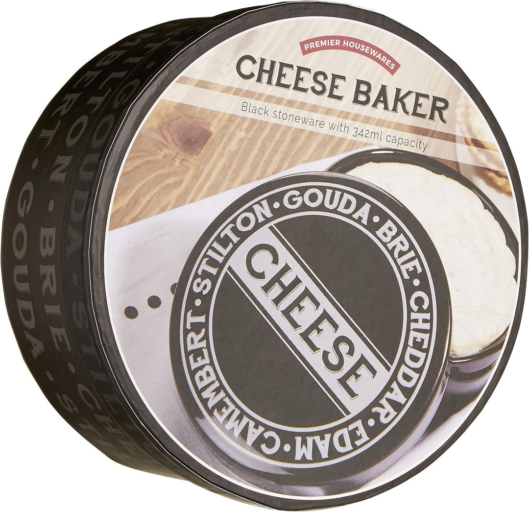 Premier Housewares 722983 Schwarzer Käse Bäcker,13 x 13 x 6 cm