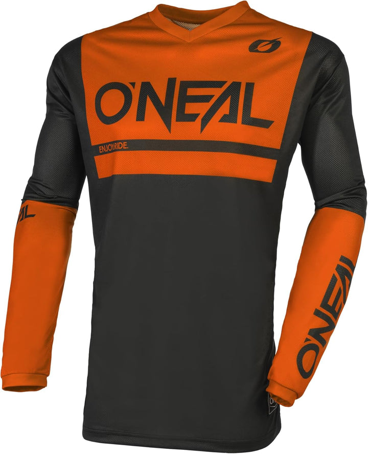 O'NEAL | Motocross-Trikot | Enduro MX | Atmungsaktives Material, gepolsterter Ellenbogenschutz, Pass