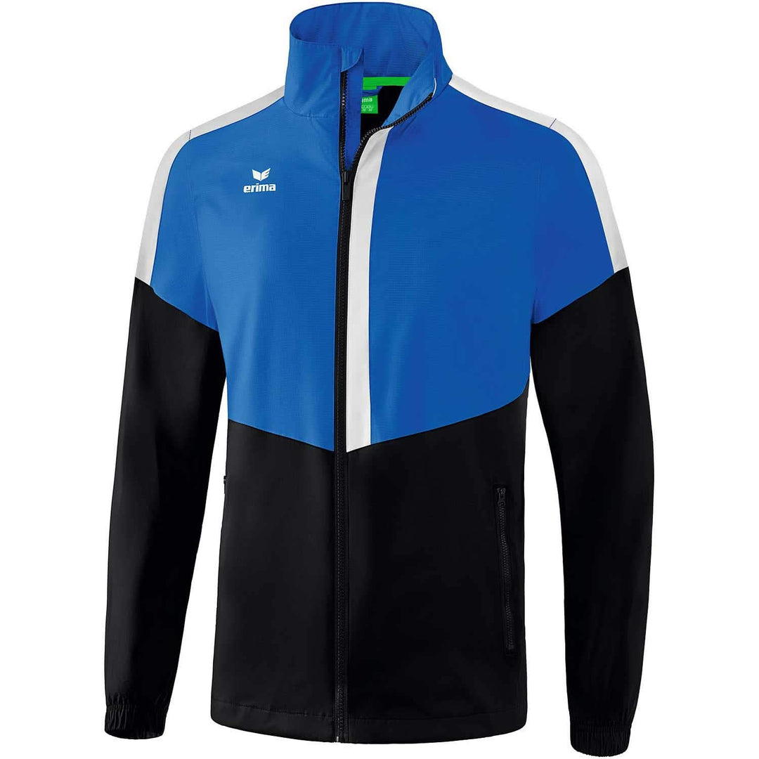 Erima Unisex Kinder Squad Allwetter Jacke, New Royal/Schwarz/Weiss
