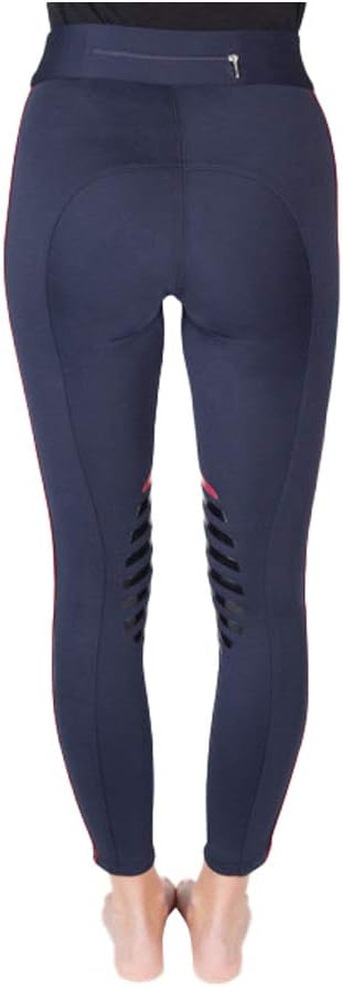 PFIFF 102846 Reitleggings Larissa, Grip-Kniebesatz, Kinder 104-164 Damen 34-50 36 Dunkelblau, 36 Dun